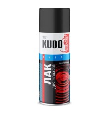 Лак акриловый для тонировки фар глянцевый KUDO KU-9021 черный 520мл