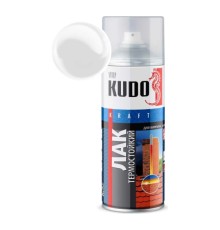 Лак алкидный универсальный глянцевый KUDO KU-9006 термостойкий 520мл