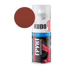 Грунт акриловый красно-коричневый KUDO KU-2202 1К для металла 520мл