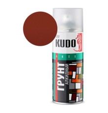 Грунт алкидный красно-коричневый KUDO KU-2002 универсальный 520мл