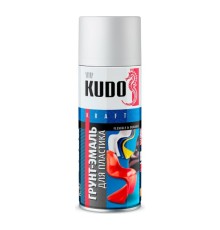 Грунт-Эмаль акриловая белая матовая KUDO KU-6003 для пластика 520мл