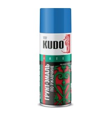 Грунт-Эмаль алкидная голубая матовая KUDO KU-315015 для металла по ржавчине 520мл