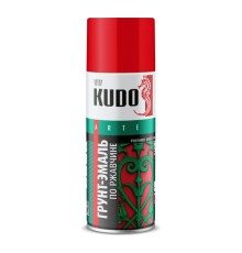 Грунт-Эмаль алкидная красная матовая KUDO KU-313020 для металла по ржавчине 520мл