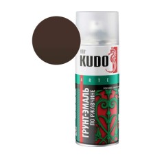 Грунт-Эмаль алкидная шоколадная матовая KUDO KU-318017 для металла по ржавчине 520мл
