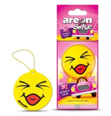Ароматизатор бумажный AREON SMILE RING Bubble Gum бабл гам ASD12 704-SMR-312