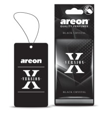 Ароматизатор бумажный AREON X-VER Black Crystal черный кристалл XV02 704-AXV-011