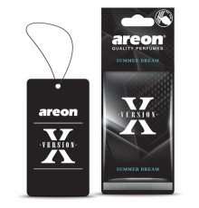 Ароматизатор бумажный AREON X-VER Black-Summer Dreams черный-летняя мечта 704-AXV-009