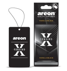 Ароматизатор бумажный AREON X-VER Vanilla Black ванила блэк AXV11 704-AXV-019