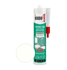 Герметик силиконовый белый KUDO нейтральный санитарный KSK-131 280мл