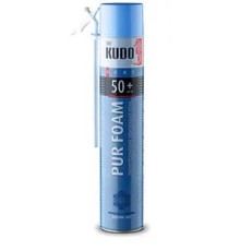 Пена монтажная всесезонная бытовая KUDO HOME 50+ARKTIKA полиуретановая KUPH10w50+ 1000мл