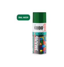 Эмаль алкидная зеленая глянцевая KUDO KU-10081 универсальная RAL 6029 520мл