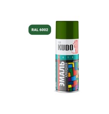 Эмаль алкидная зеленая глянцевая KUDO KU-10082 универсальная зеленая листва RAL 6002 520мл
