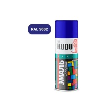 Эмаль алкидная ультрамариново-синий глянцевая KUDO KU-10112 универсальная RAL 5002 520мл
