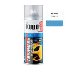 Эмаль алкидная голубая глянцевая KUDO KU-4072 для металла автомобильная ремонтная (сенеж 410) 520мл