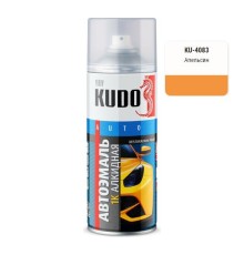 Эмаль алкидная оранжевая глянцевая KUDO KU-4083 апельсин КАМАЗ 520мл