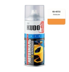 Эмаль алкидная оранжевая глянцевая KUDO KU-40733 апельсин ИЖ-28 520мл