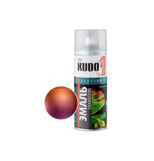 Эмаль алкидная оранжевый-красный-фиолетовый KUDO KU-C267-1 CHAMELEON декоративная (сливовый аромат) 520мл