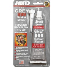 ABRO 9ABRW 999 Герметик силиконовый серый 85гр