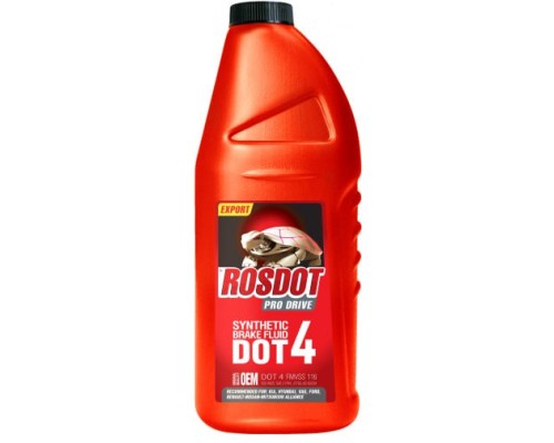 ROSDOT 430110012 Тормозная жидкость  ROSDOT 4 PRO DRIVE RED 910мл