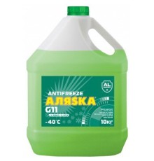 Антифриз Аляска 5523 Green G11 готовый -40C зеленый 10л