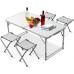 Складной стол для пикника + 4 стула Folding Table