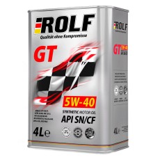 ROLF 322229 GT 5W-40 SNCF  Масло моторное синтетика 4л