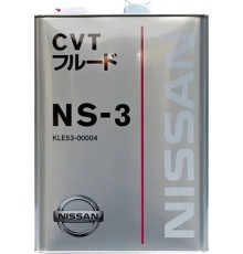 NISSAN KLE5300004 CVT Fluid NS-3 Масло вариатор синтетика 4л