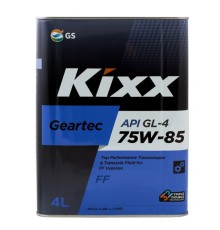 Kixx L271744TE1 GEARTEC FF 75W-85 GL-4 Масло МКПП полусинтетика 75W-85 GL-4 4л