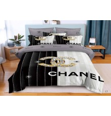 Комплект постельного белья CHANEL Модель 3