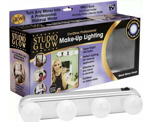 Лампа с LED подсветкой для макияжа Studio Glow