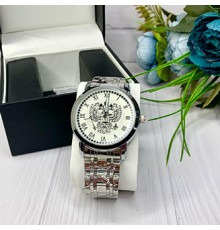 Кварцевые сувенирные часы с металлическим браслетом 